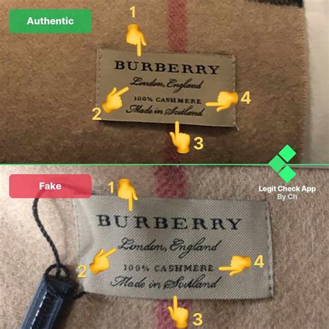 burberry scarf fake vs real tag|burberry look alike wool scarf.